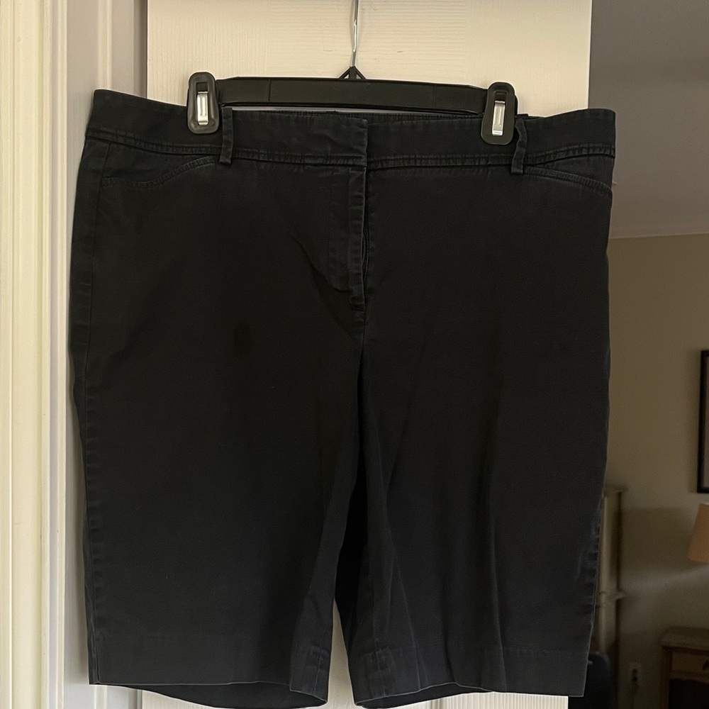 Talbots Black Shorts - Classic Mid-Length Style